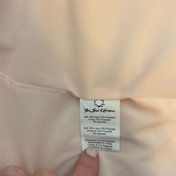 For Love and Lemons Madeline Cape Coat S - Picture 9 of 10